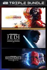 [Xbox One & Series X|S] Star Wars Triple Pack: Squadrons + Fallen Order Deluxe + Battlefront II Celebration (Store BR)