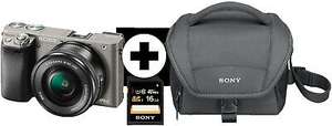 Sony Alpha 6000 Kit 16-50 mm + 16GB SD + Kameratasche graphit [eBay Saturn & MediaMarkt]