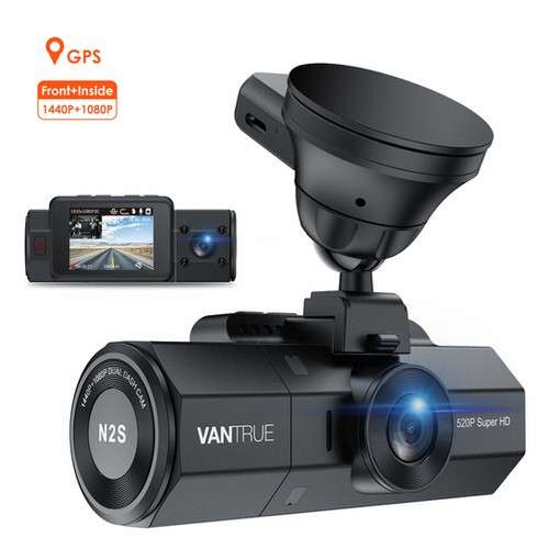 VANTRUE N2S 4K GPS Dashcam Dual Lens 1440P+1440P