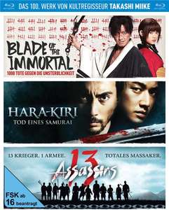 Takashi Miike Box - Blade of the Immortal / Hara-Kiri: Tod eines Samurai / 13 Assassins (3 Blu-ray) (CeDe)