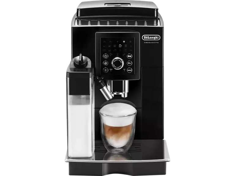 DELONGHI ECAM 23.266.B Kaffeevollautomat Schwarz mit Milchaufschäumsystem