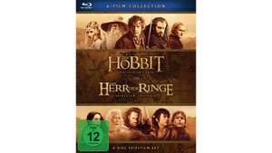 [Müller] Mittelerde Collection: Hobbit + Herr der Ringe Trilogien (Blu-ray) für 23.79 €