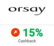 ORSAY + iGraal - 15% Cashback + 10% Rabatt + 60% Winter Sale + Orsay Club + Gratis Versand (49 MBW)