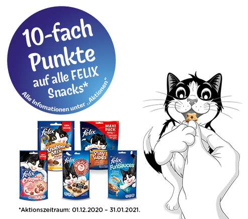 [Purina Club] Rechnerisch Gratis Felix Katzenfutter, Ausgaben als Prämie für mich