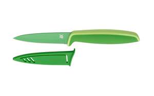 WMF Touch Allzweckmesser, 20 cm, Messer mit Schutzhülle, Spezialklingenstahl antihaftbeschichtet, scharf, Klinge 9 cm, grün oder schwarz