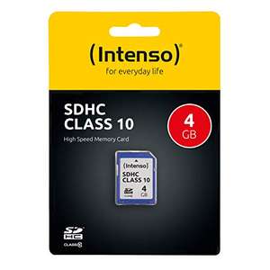 (Prime) Intenso 4GB SDHC - 4GB SDHC Speicherkarte (20 MB/s, class 10), Blau