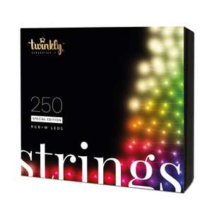 Twinkly RGB-W, 250-fl. Lichterkette / Weihnachtsbaumkette