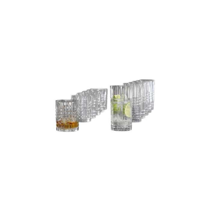 Kristallgläser von Nachtmann Bavarian Crystal, Highland Square 12-tlg., 6% Shoop 26,50€, Whiskey und Cocktail -/ Longdrinkgläser