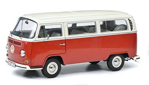 [Amazon Prime] Schuco 450043600 VW T2a Bus L, Modellauto, 1:18, Limitierte Auflage, rot/weiß