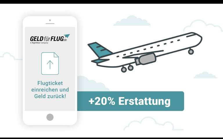 [Groupon] +20% mehr Erstattung für ungenutzte Flüge innerhalb der letzten 3 Jahre mit Geld-für-Flug.de