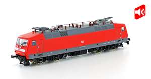 Modelleisenbahn: LS Models H0 16085S E-Lok BR 120.1 der DB, Epoche VI, Gleichstrom (DC) digital mit Sound