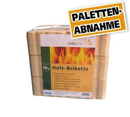 Holzbriketts 960 kg, nur Paletten Abnahme 0,17€/kg Globus Baumarkt Online