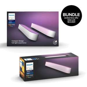 Philips Hue Play Lightbar 3er Pack in weiß (3 x Play, 1 x Netzteil) - 3% Shoop möglich