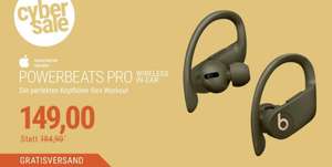 Cybersale: Powerbeats Pro kabellose In-Ear Bluetooth Kopfhörer Apple H1 Chip moosgrün für 149€ inkl. Versandkosten
