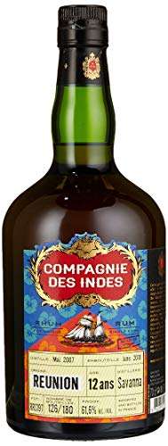 Compagnie des Indes Rum RÉUNION Savanna Distillery 12 Jahre Cask Strength Single Cask 0.7 l