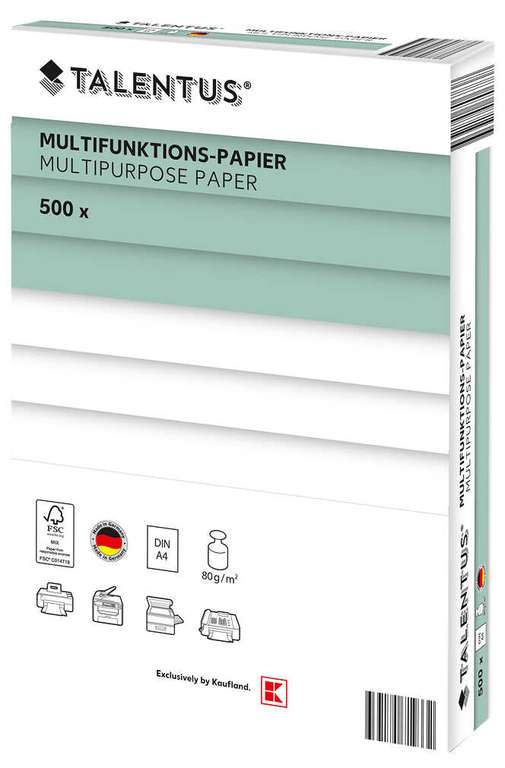 TALENTUS - Multifunktions-Papier - DIN A4 - 500 Blatt [Kaufland]