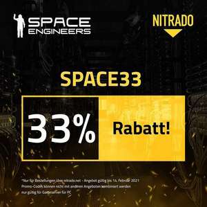 33% Rabatt Code auf Nitrado PC-Gameserver (Neubestellungen) z.B. für Valheim