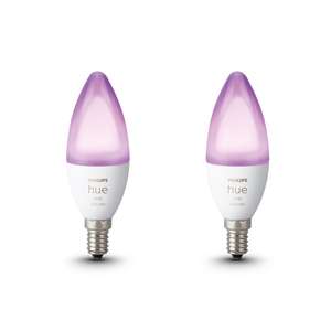 Philips Hue White & Color Ambiance E14 2er-Pack Bluetooth ( Idealo Bestpreis )