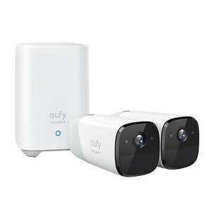 eufy Security eufyCam 2 Überwachungskamera Doppelset mit 1 Jahr Akkulaufzeit [eBay] [MediaMarkt]