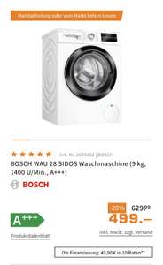 Bosch Waschmaschine WAU 28 SIDOS