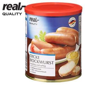 [real] Dicke Bockwurst 5 Stück 400g Dose