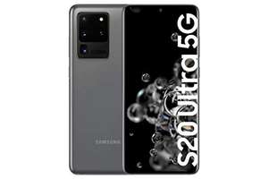Samsung Galaxy S20 Ultra 5G 12/128GB (6,9" WQHD+ 120Hz AMOLED, 220g, Exynos 990, NFC, IP68, Dual-SIM, Qi, 5000mAh, 45/15W) [V&V Amazon]