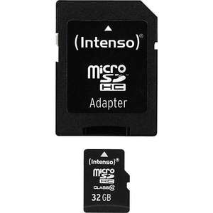 Intenso Micro SDHC 32GB Class 10 Speicherkarte inkl. SD Adapter