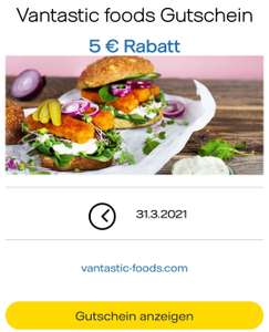 [Vattenfall My Highlights-App] 5,00 € Gutschein bei Vantastic foods (kein MBW)