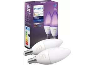 [Saturn / Media Markt] PHILIPS White & Col. Amb. E14 Doppelpack 2x470lm Lampe Mehrfarbig