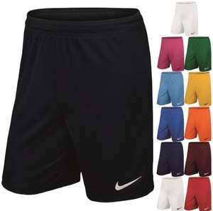 Nike Park II Shorts Knit ohne Innenslip und ohne Taschen, viele Größen, gute Farbauswahl, PayPal Express ohne Registrierung möglich