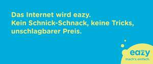 Eazy.de / Shoop 25€ Cashback + 20 Mbit/s oder 40 Mbit/s Flat ohne Drosselung