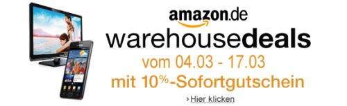 Ab 4. März bis 24. März wieder 10 % auf Amazon WarehouseDeals!!!