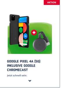 Google Pixel 4a 5g + Google Chromecast 3