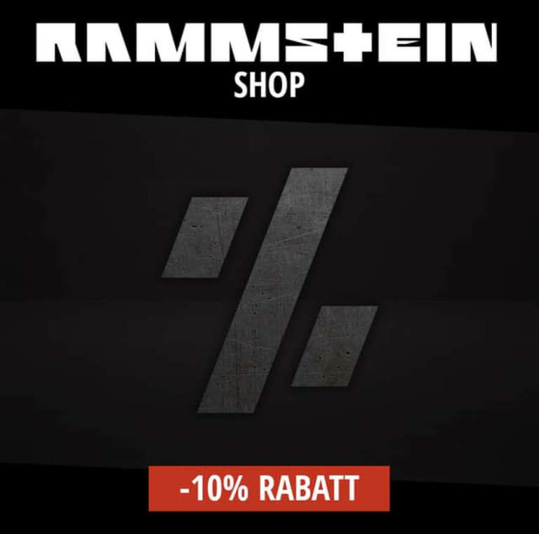 RAMMSTEIN Shop 10% Rabatt