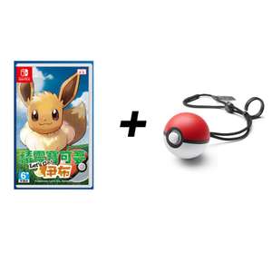 Pokemon Let's Go Evoli + Pokéball Plus (Nintendo Switch, Asia Import, Deutsch Spielbar)