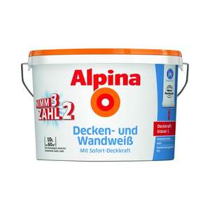 30 Liter Alpina Decken- und Wandweiß bei Poco (Lokal?)