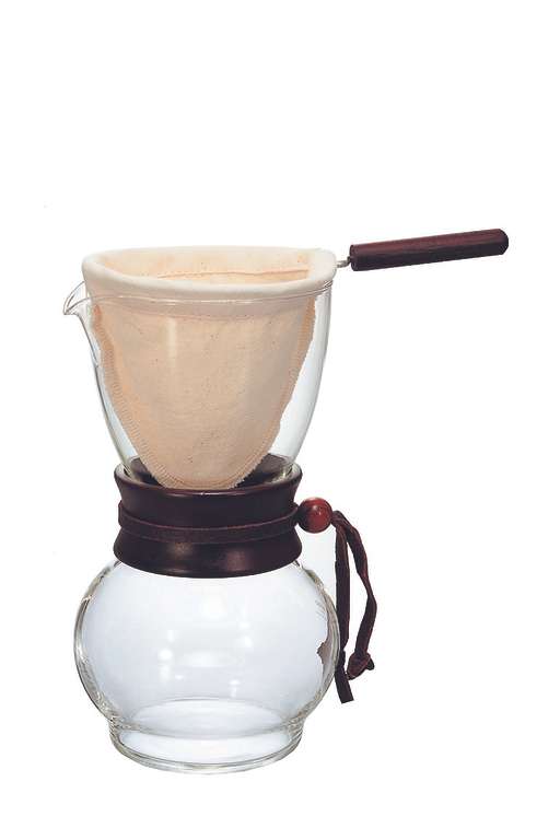 (Aromatico) Hario Drip Pot Woodneck 480 ml Kaffeebereiter