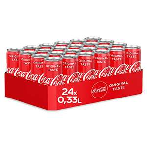 [Amazon Prime] 24x 0,33l Coca-Cola Classic, Coca-Cola Zero und Coca-Cola Light Taste