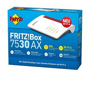 [Amazon.fr WHD] AVM Fritz!Box 7530 AX WI-FI 6 Router (DSL/VDSL,1.800 Mbits/s, wie neu