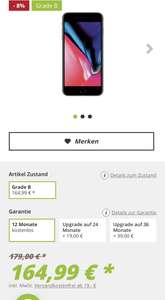 iPhone 8 gebraucht jetzt wieder ab 164,99€