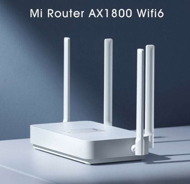 [Ebay] Xiaomi Mi Router AX1800 WiFi 6 1800 Mbps 5-Core 256MB AX5 4 Antennen 2,4G/5G Dual