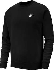 Nike Sportswear Club Fleece Sweatshirt in schwarz (Gr. S - XXL) für 31,17€ oder 2x für 52,39€ (ca. 26,20€ pro Stück)