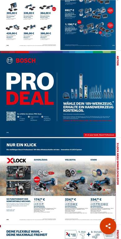 Bosch Professional Pro deals, kostenloses Handwerkzeug bei Kauf 18v Werkzeug ab 150 euro exkl. Steuer ab Mai 2021