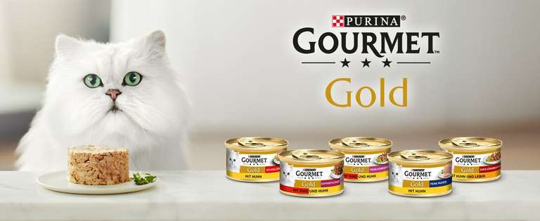 [Edeka + Real] 15x Purina Gourmet Gold Katzenfutter mit Coupon für 2,95€ (Stückpreis = ca. 0,19€)
