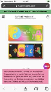 Happy Socks Smile Yin Yang Socks Gift Box 4-Pack (40-46) für 20,95 Euro