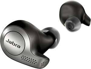 [Refurbished] Jabra Elite 65t TWS In-Ears silber/schwarz (Bluetooth 5.0, AAC, Multipoint, Ohrerkennung, 5/15h Akku, Micro-USB, App, IP55)