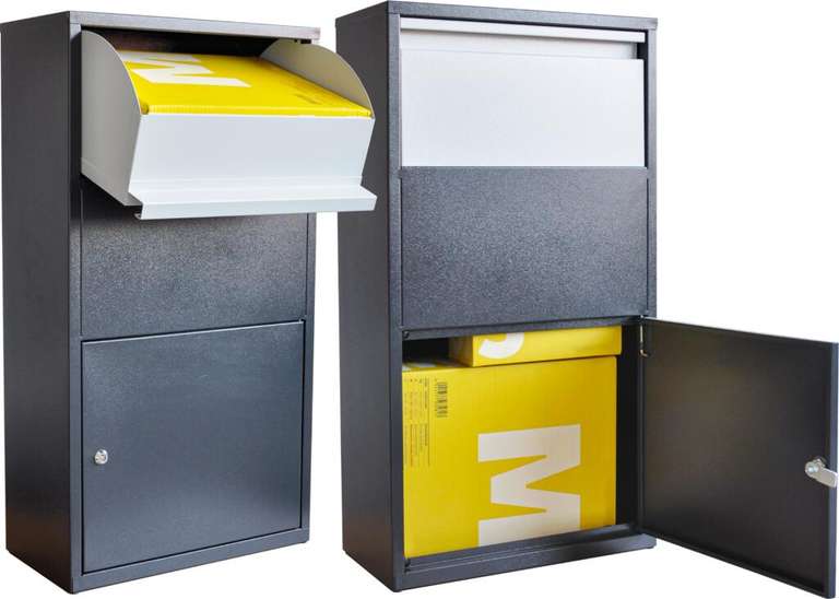 Großer Paket-Briefkasten mit Paketbox von Haussmann versandkostenfrei