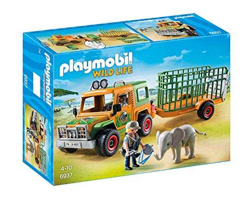 amazon | prime | Playmobil Wild Life - Rangergeländewagen mit Anhänger (6937)