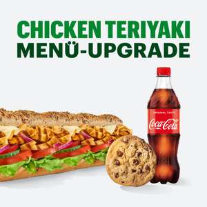 Neue Deals bei Subway (z.B Chicken Teriyaki Menü-Upgrade For Free)