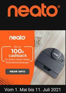100€ Cashback beim Kauf eines Neato D8 Saugroboter